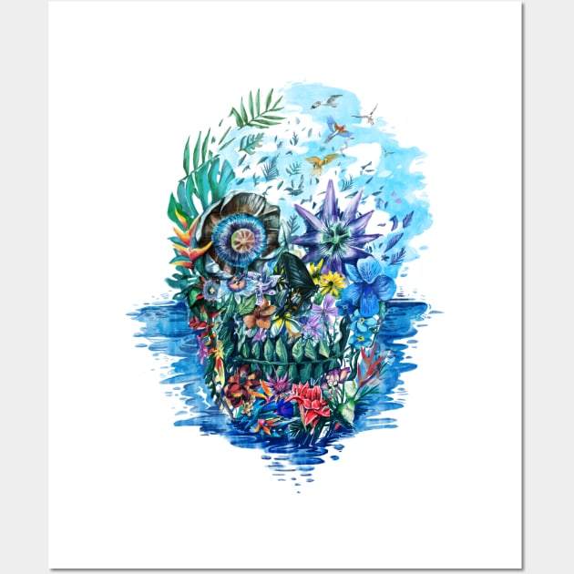 skull Wall Art by BekimART